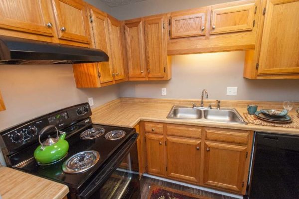 Apartment kitchen in Jackson, TN