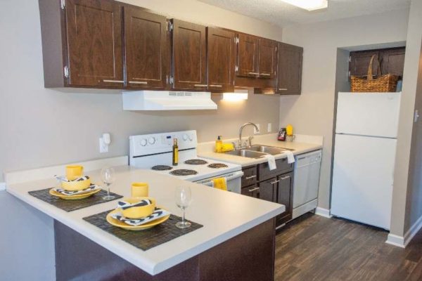 Open Kitchen at Jackson apartment